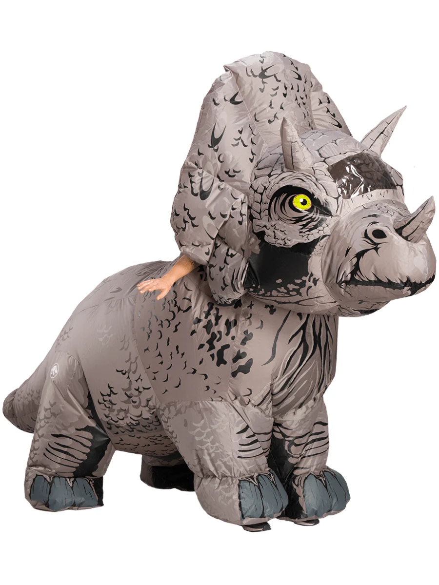 Adult Jurassic World 2 Triceratops Inflatable Costume - Image 2