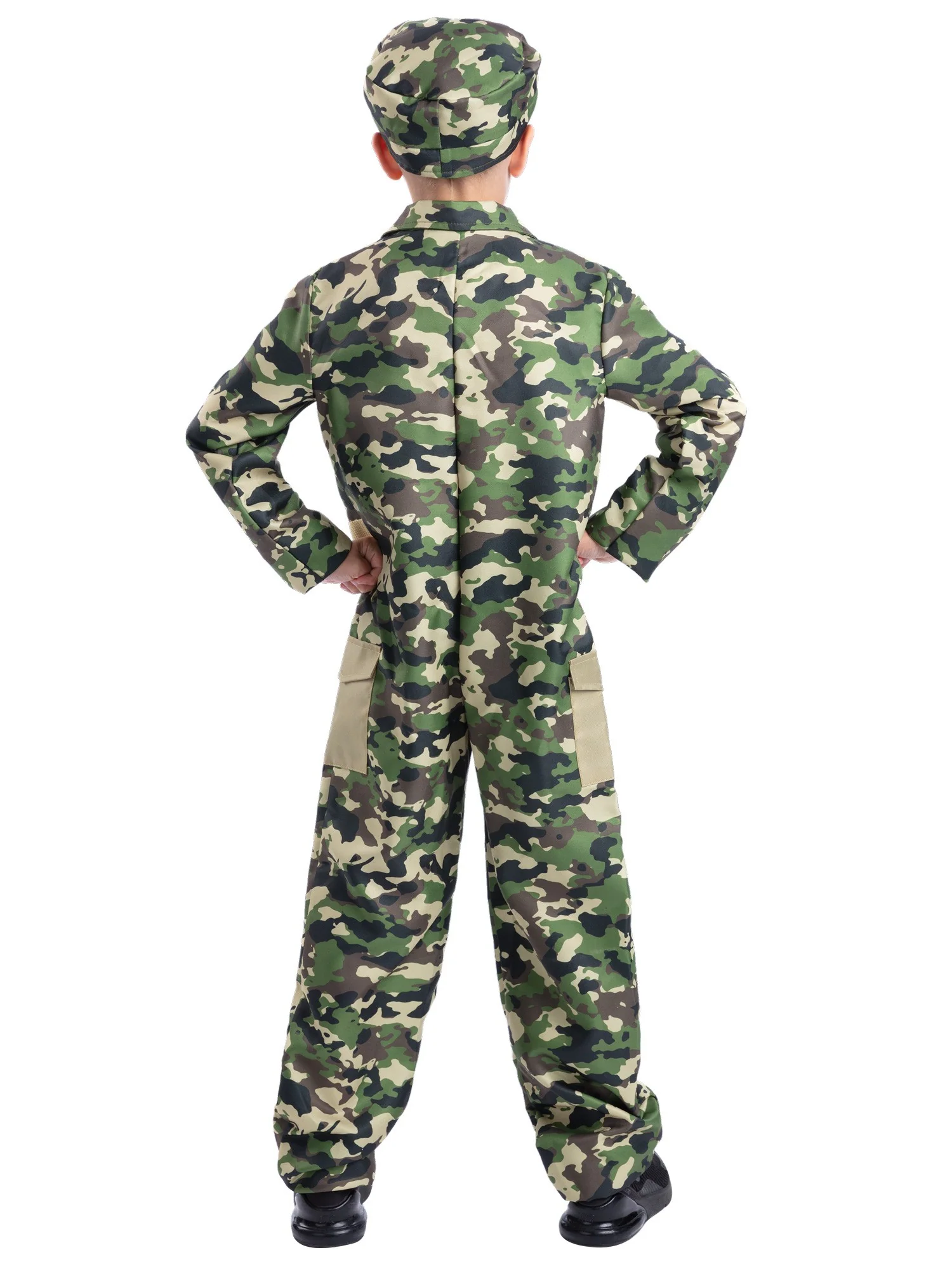 Army Costume with All in One & Hat - Image 2