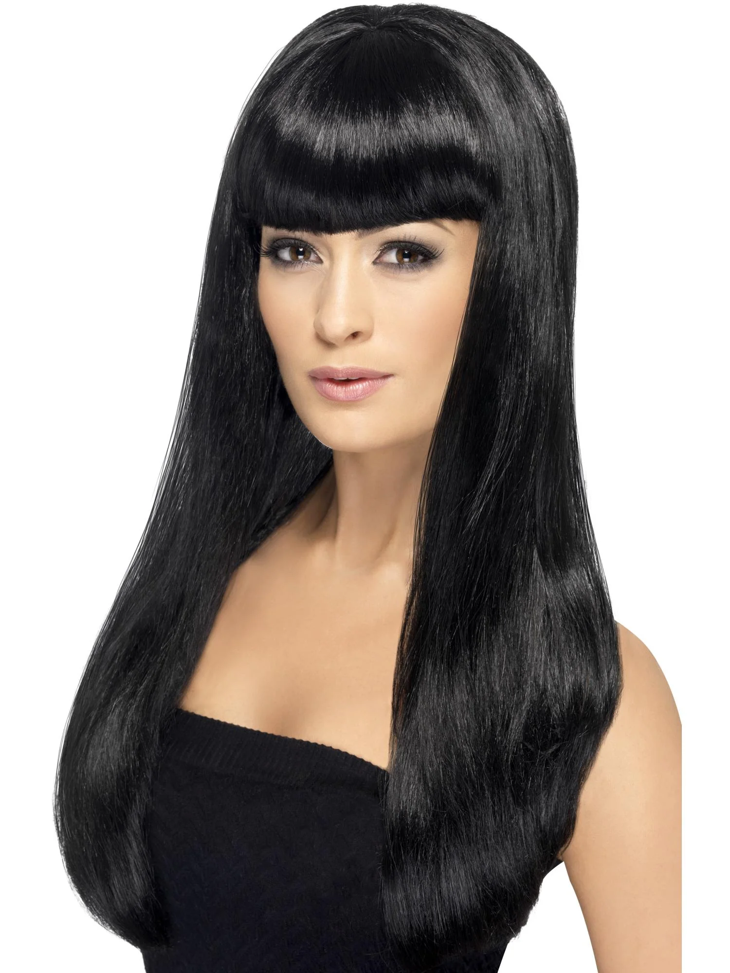 Babelicious Long Straight Wig with Fringe - Image 2