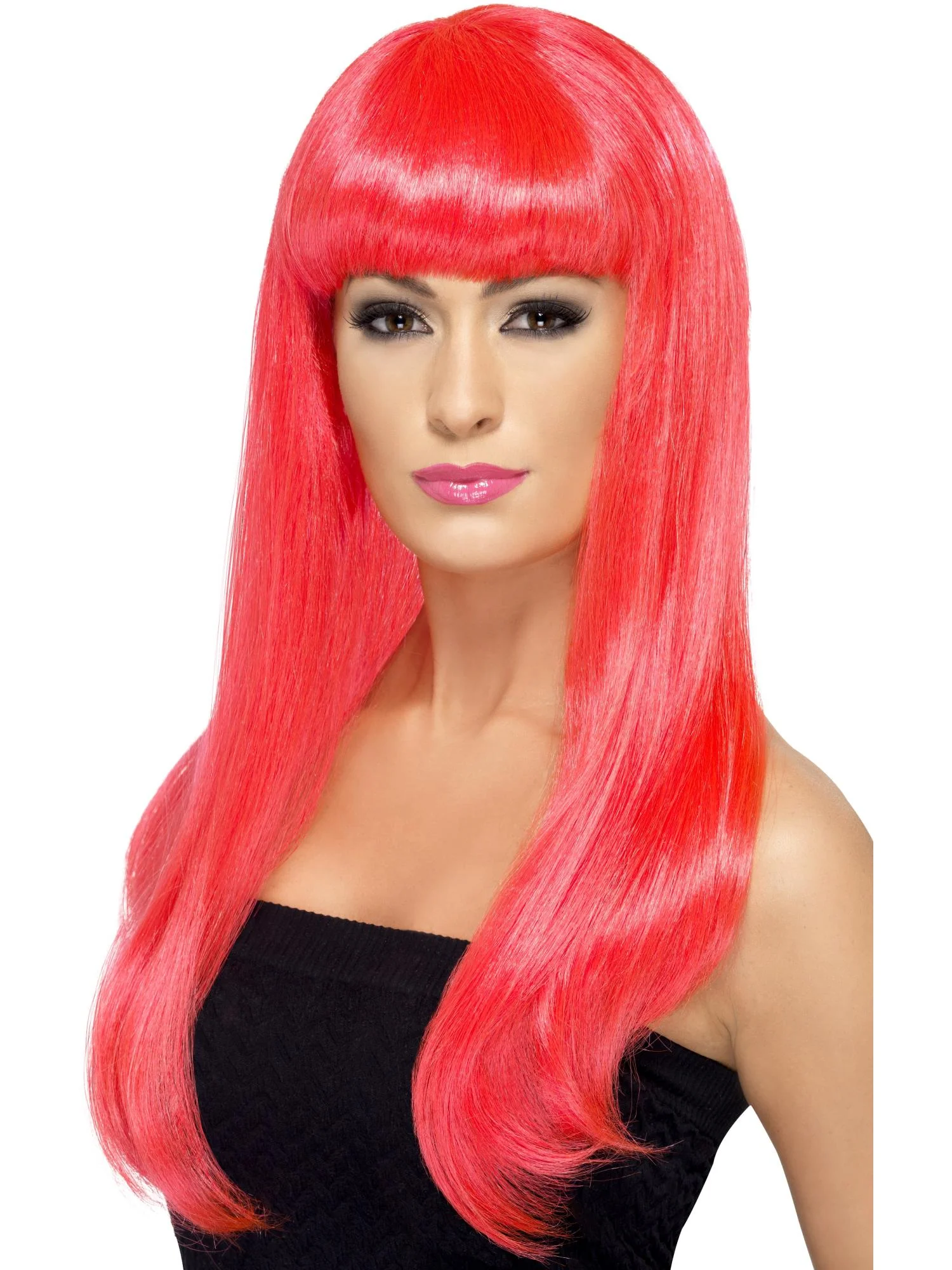 Babelicious Long Straight Wig with Fringe - Image 3