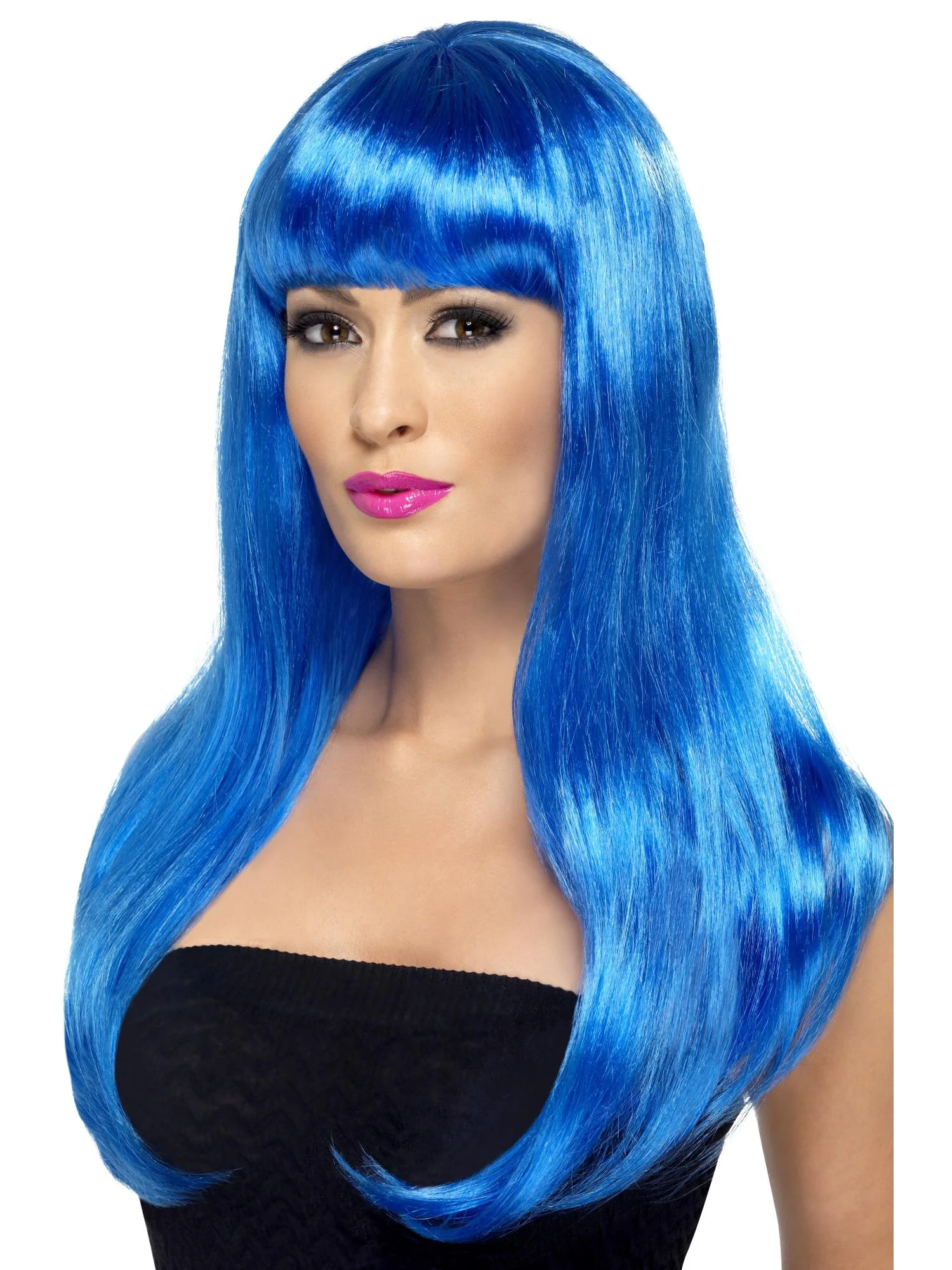 Babelicious Long Straight Wig with Fringe - Image 4