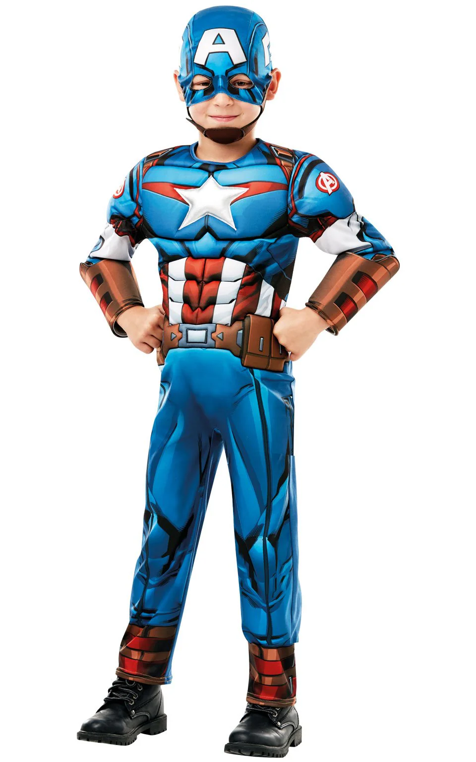 Boys Deluxe Captain America Costume - Image 10