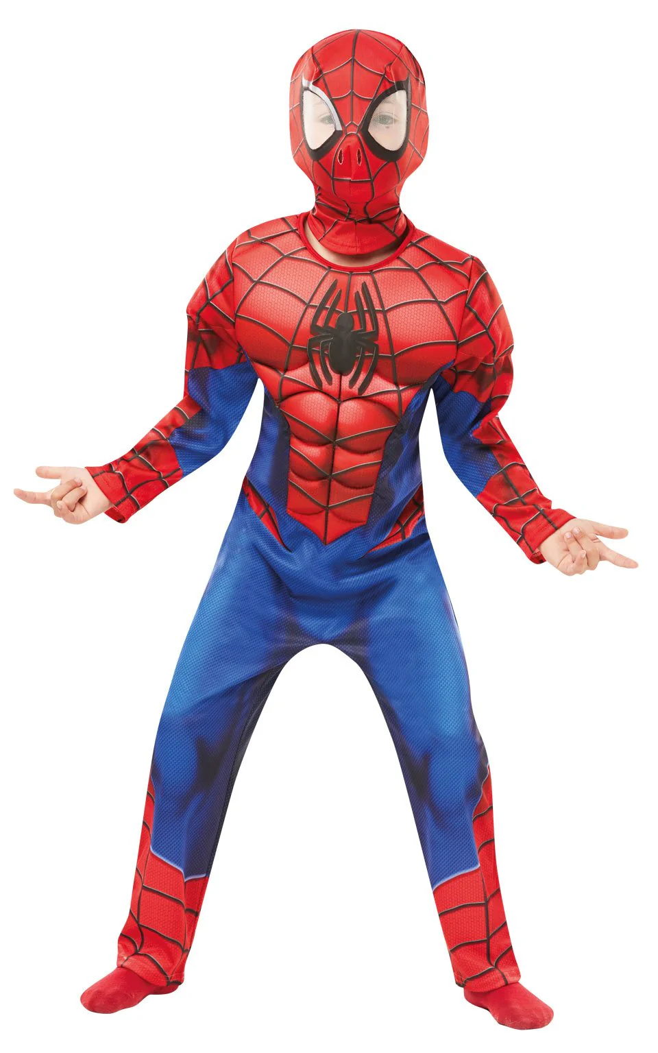 Boys Deluxe Spiderman Costume - Image 6