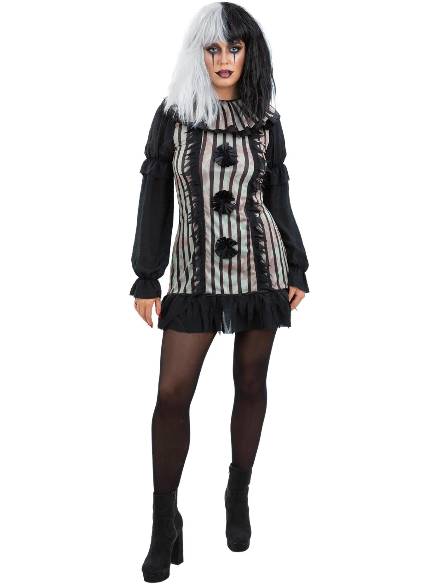 Dark Vintage Clown Costume - Image 4