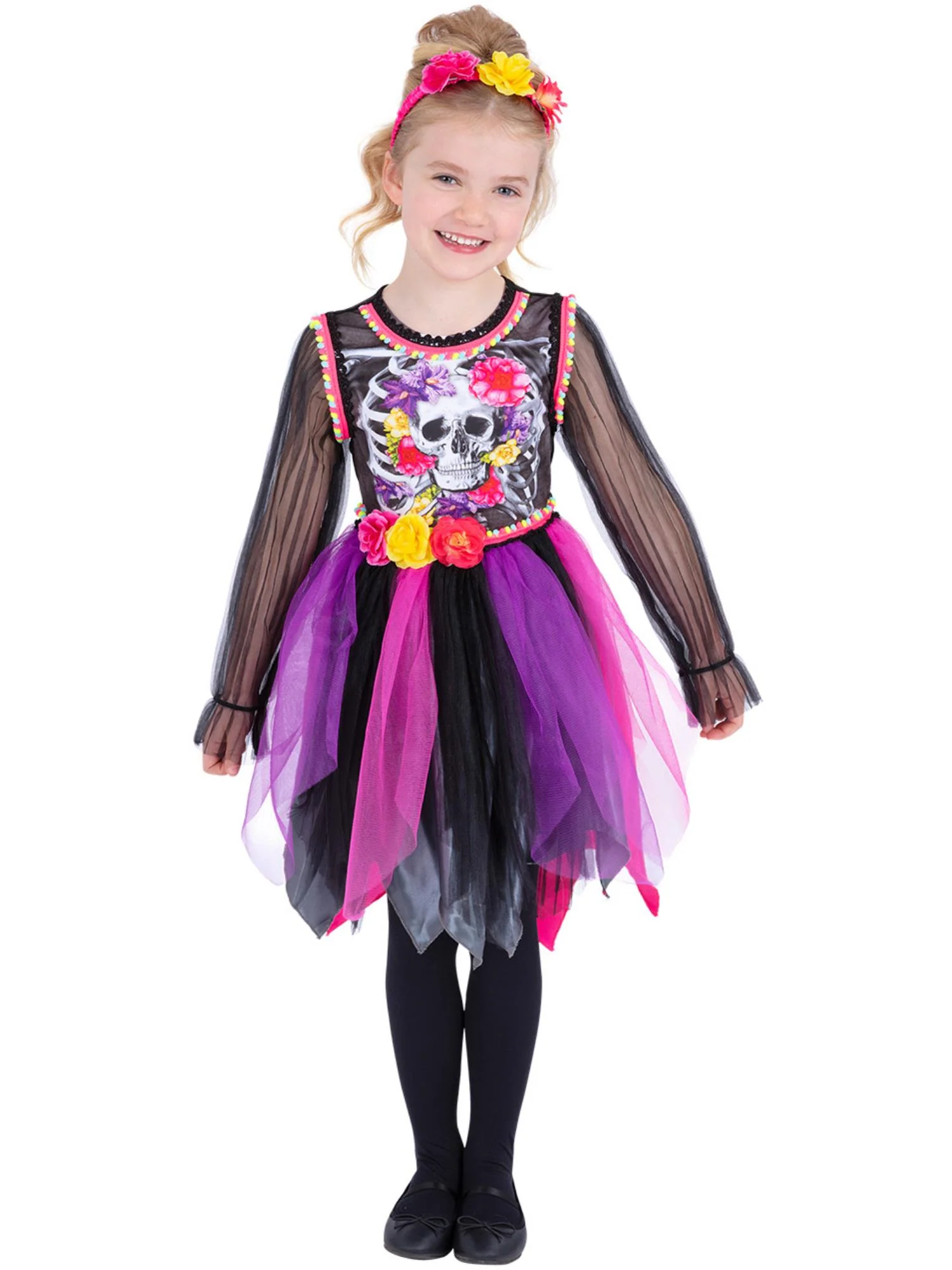Day of the Dead Pom-Pom Costume - Image 2