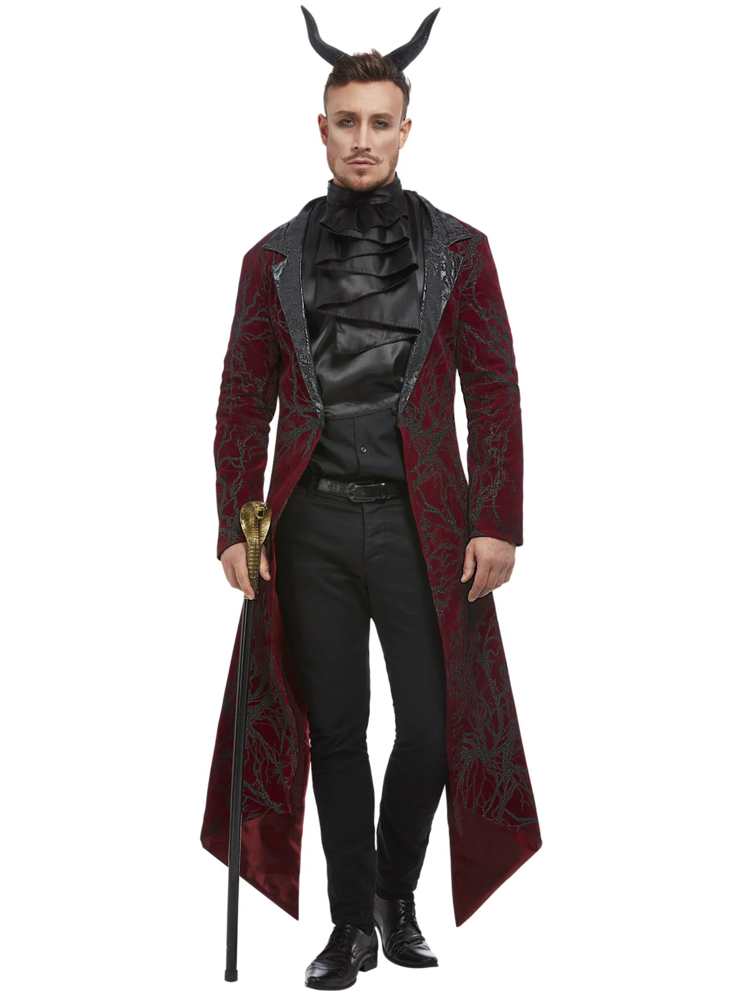 Mens Deluxe Devil Costume, Red