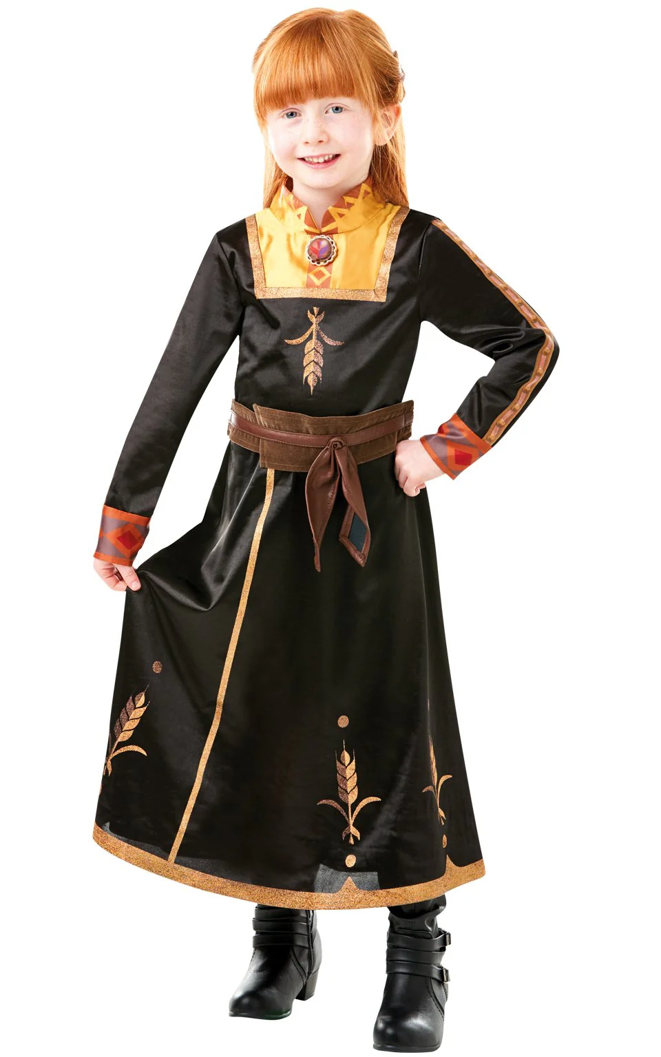 Deluxe Disney Frozen 2 Girls Anna Costume - Image 2