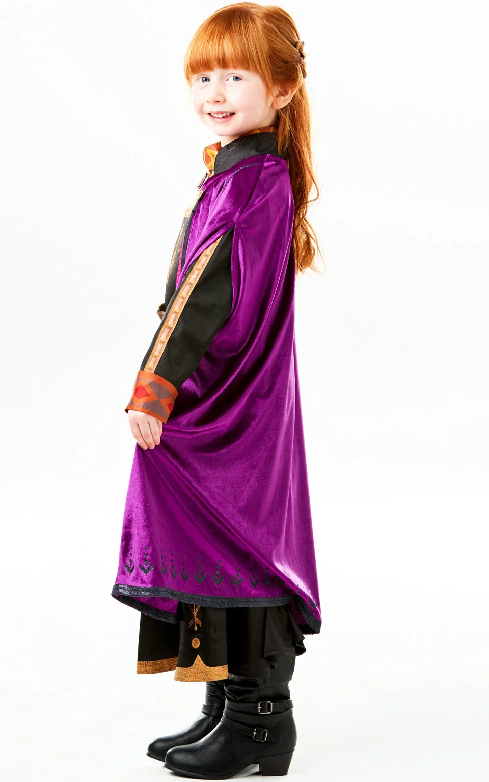 Deluxe Disney Frozen 2 Girls Anna Costume - Image 4