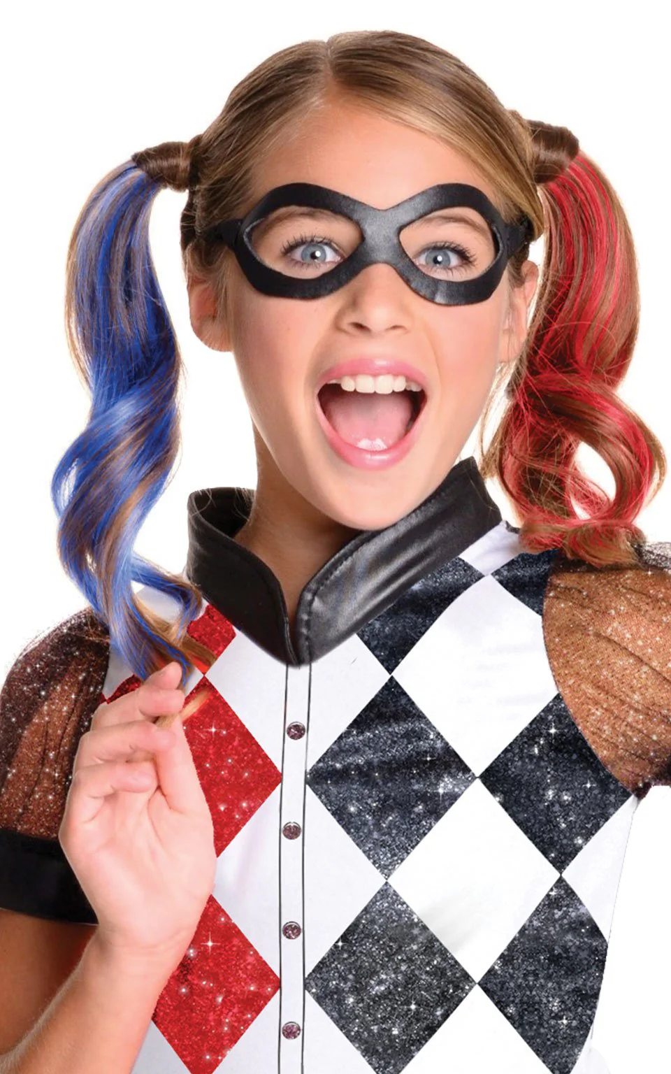 Deluxe Girls Harley Quinn Costume - Image 6