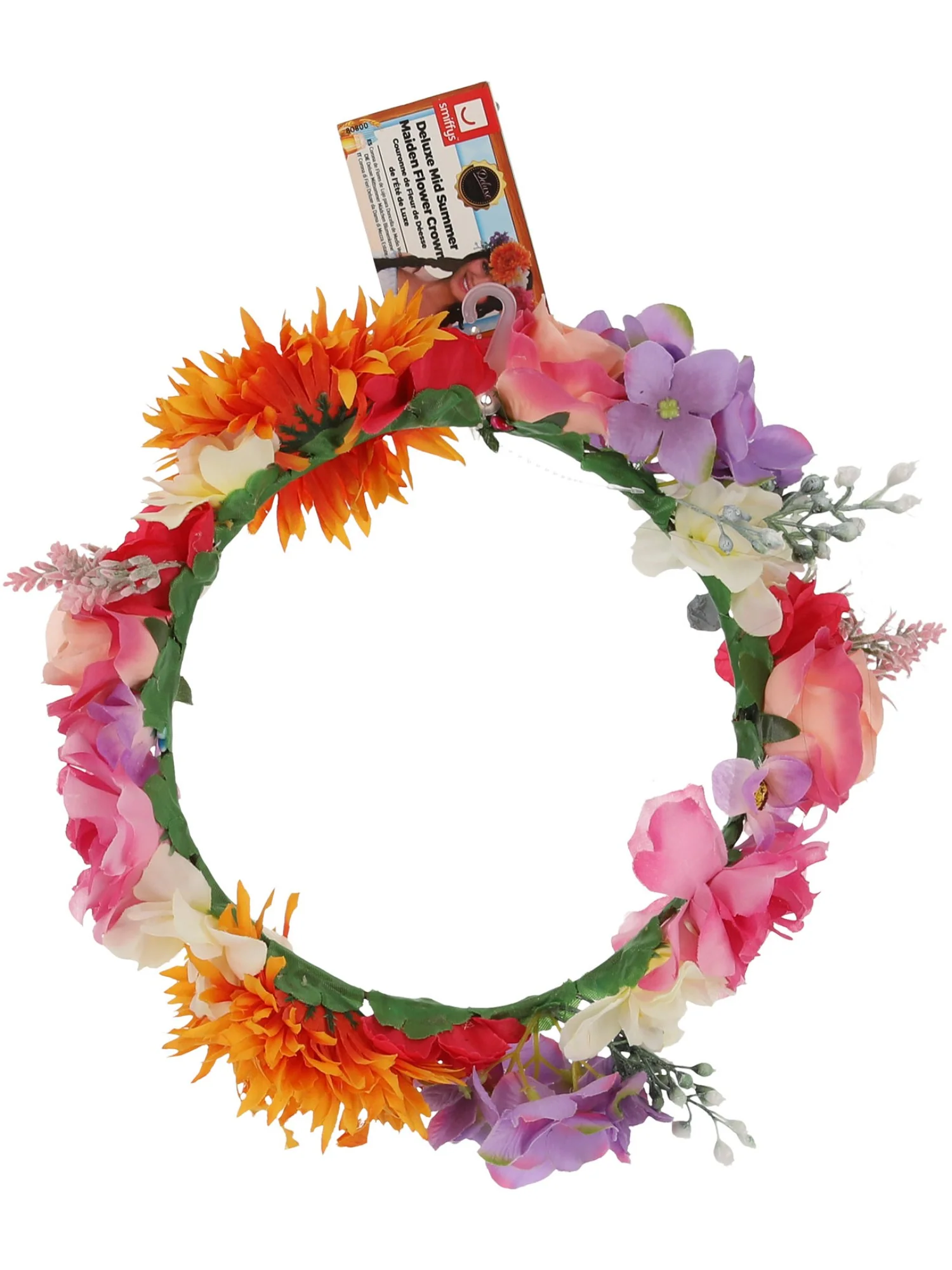 Deluxe Mid Summer Bavarian Maiden Flower Crown - Image 2