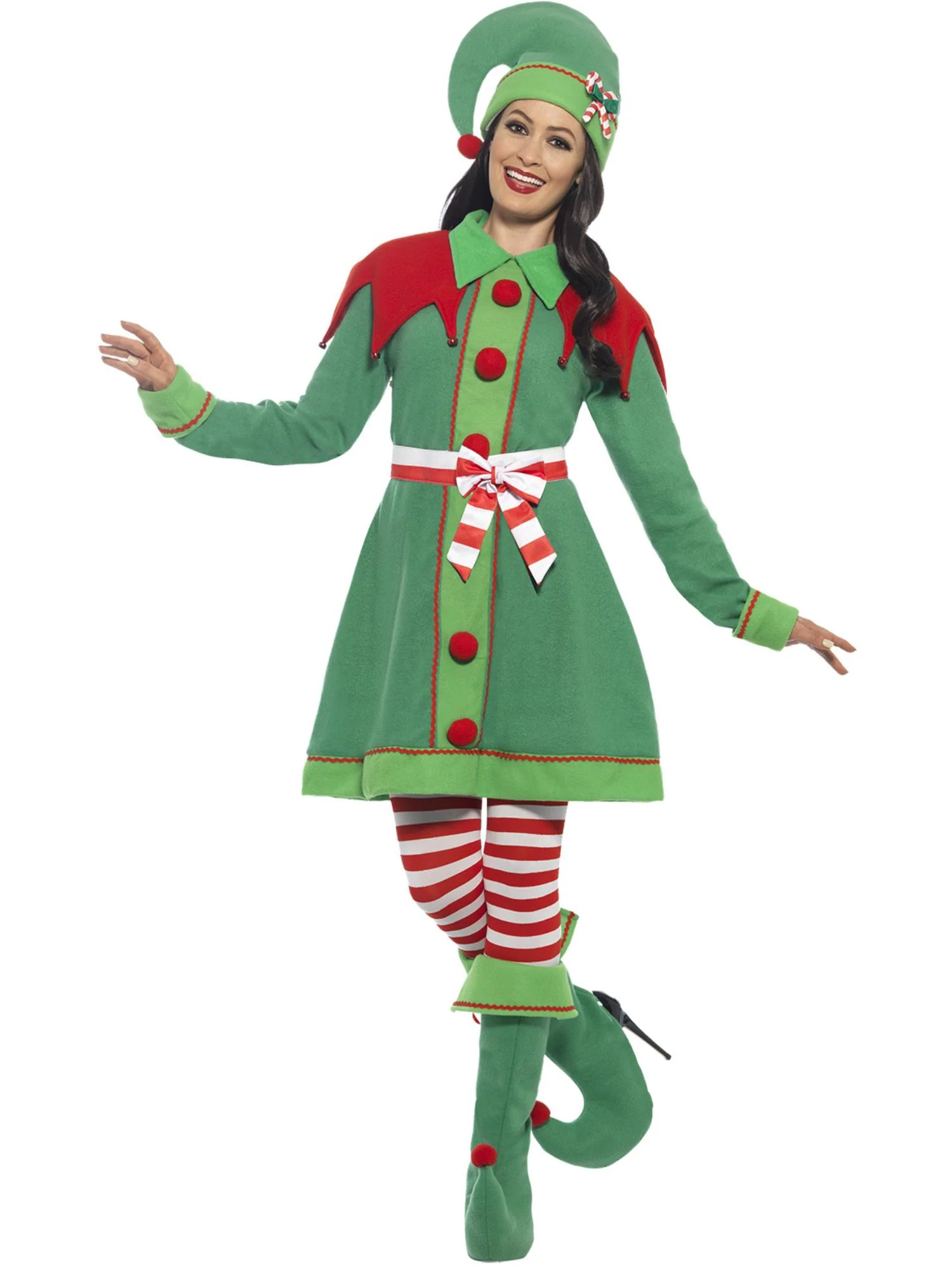 Deluxe Miss Elf Costume - Image 4