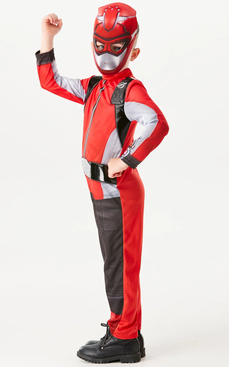 Deluxe Power Rangers Kids Red Beast Morpher Costume - Image 2