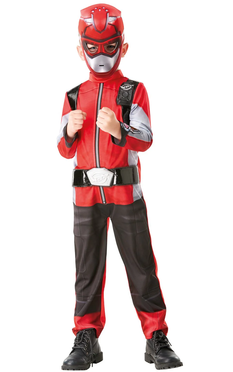 Deluxe Power Rangers Kids Red Beast Morpher Costume - Image 5