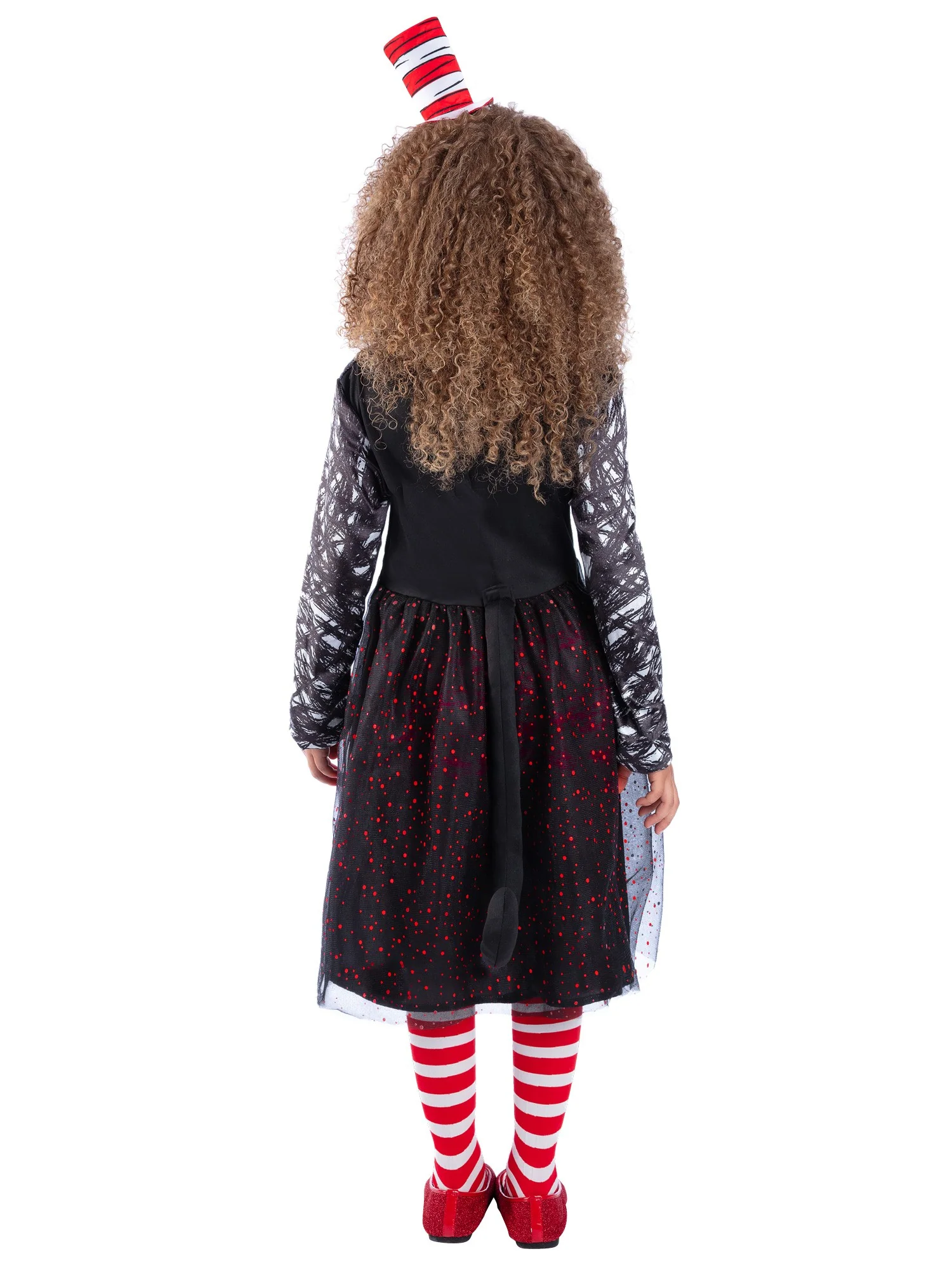 Dr Seuss Cat In The Hat Dress Costume - Image 3