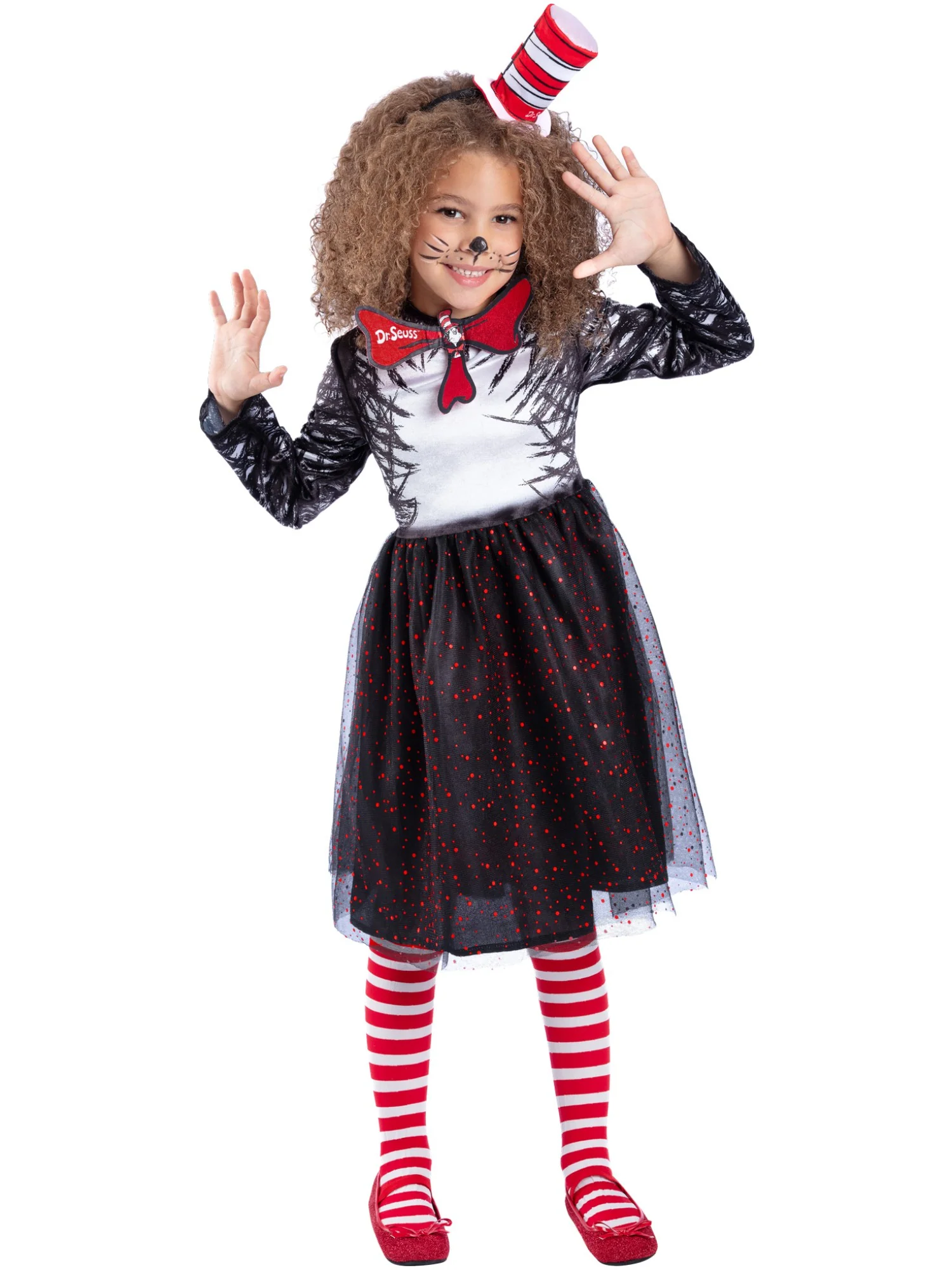 Dr Seuss Cat In The Hat Dress Costume - Image 4