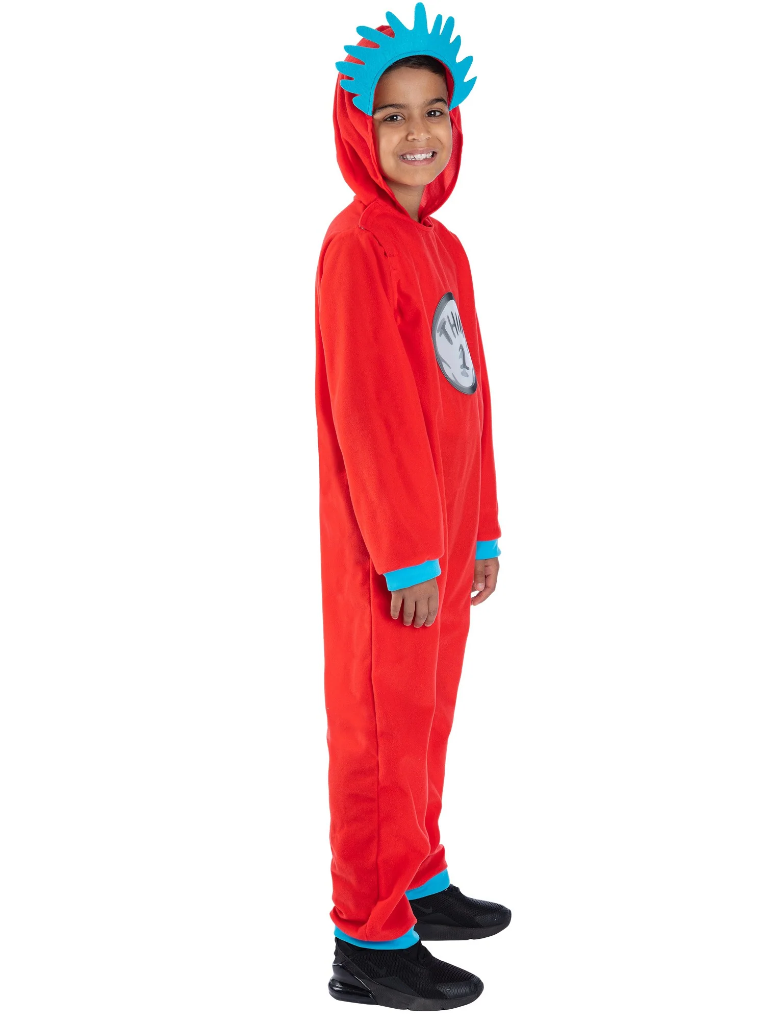 Dr Seuss Cat in the Hat, Thing 1 & 2 Jumpsuit Costume - Image 2