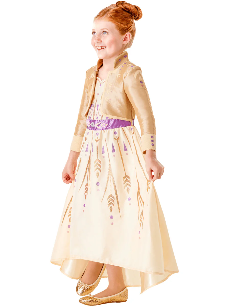Girls Anna Frozen 2 Costume - Image 2