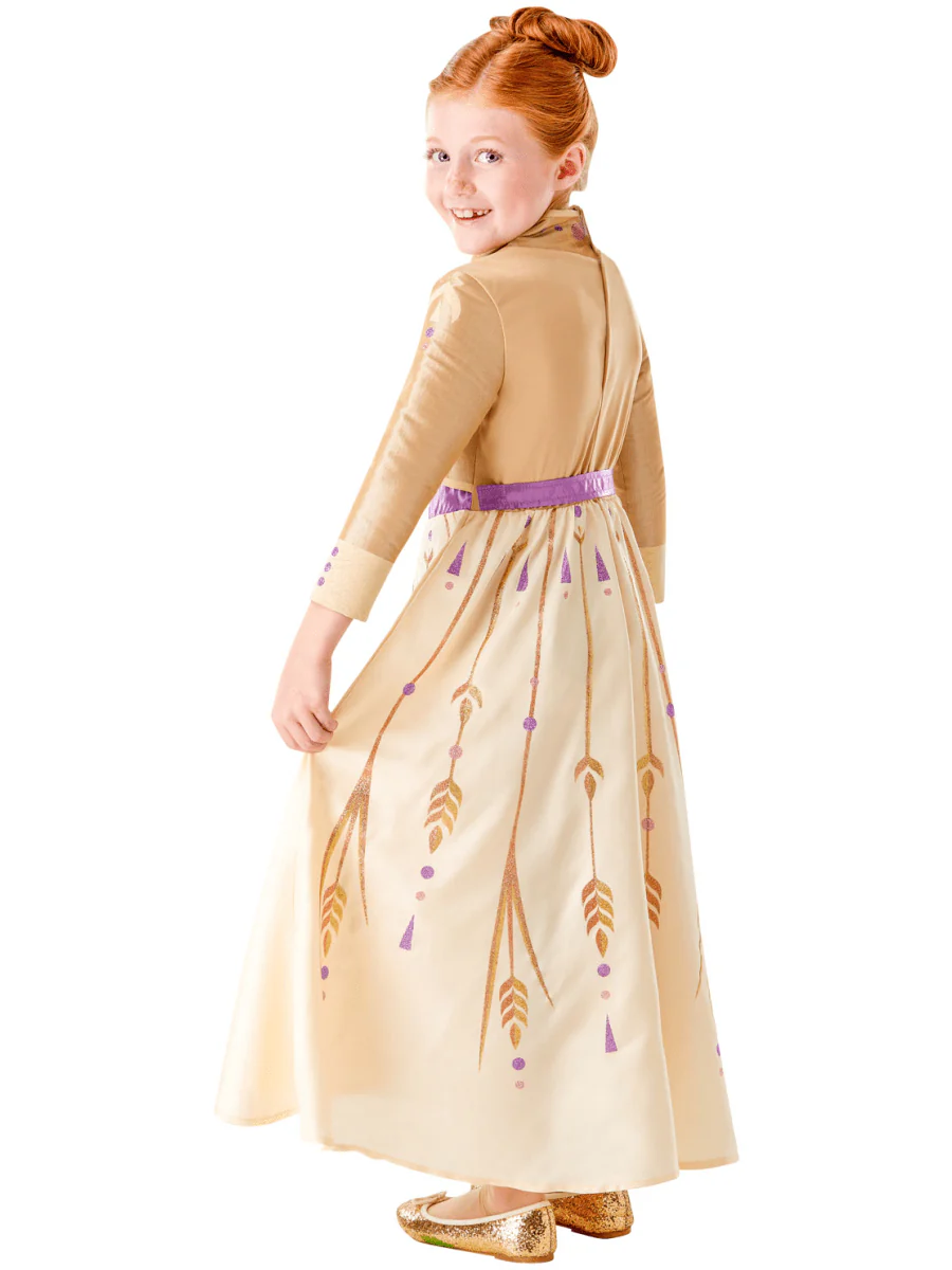 Girls Anna Frozen 2 Costume - Image 3