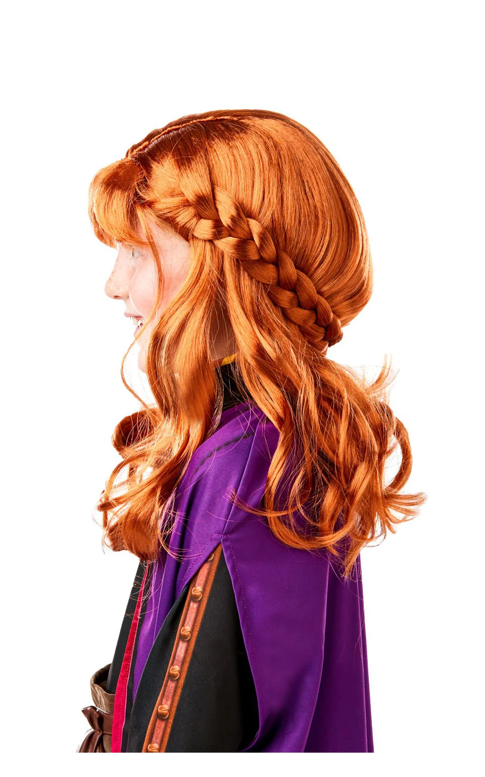 Girls Frozen 2 Anna Wig - Image 4