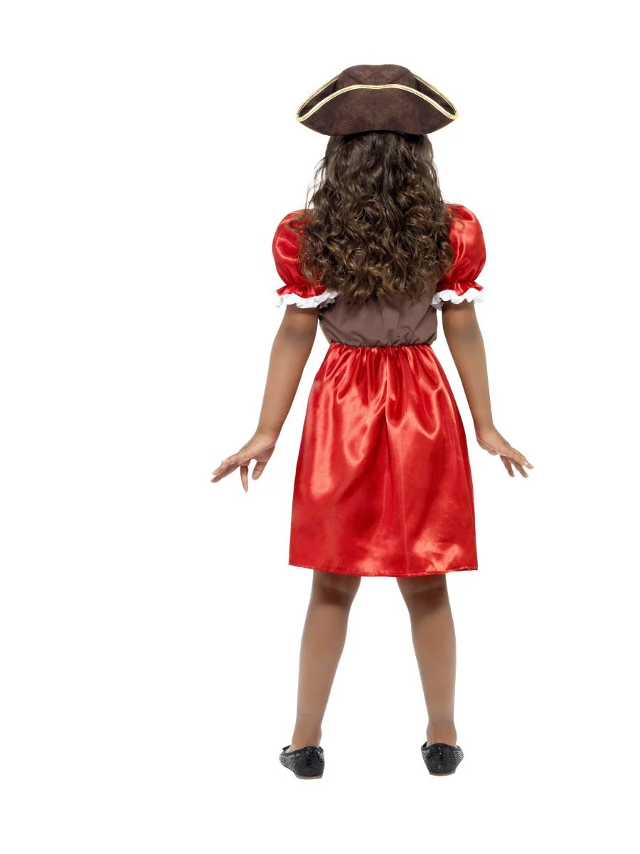 Girls Pirate Captain Costume - Image 3