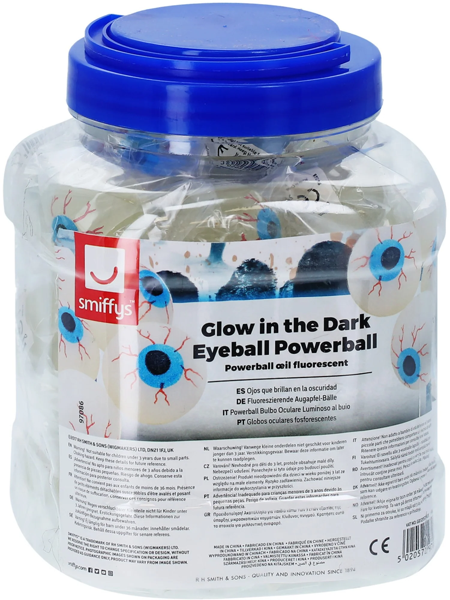 Glow in the Dark Eyeball Powerball - Image 2