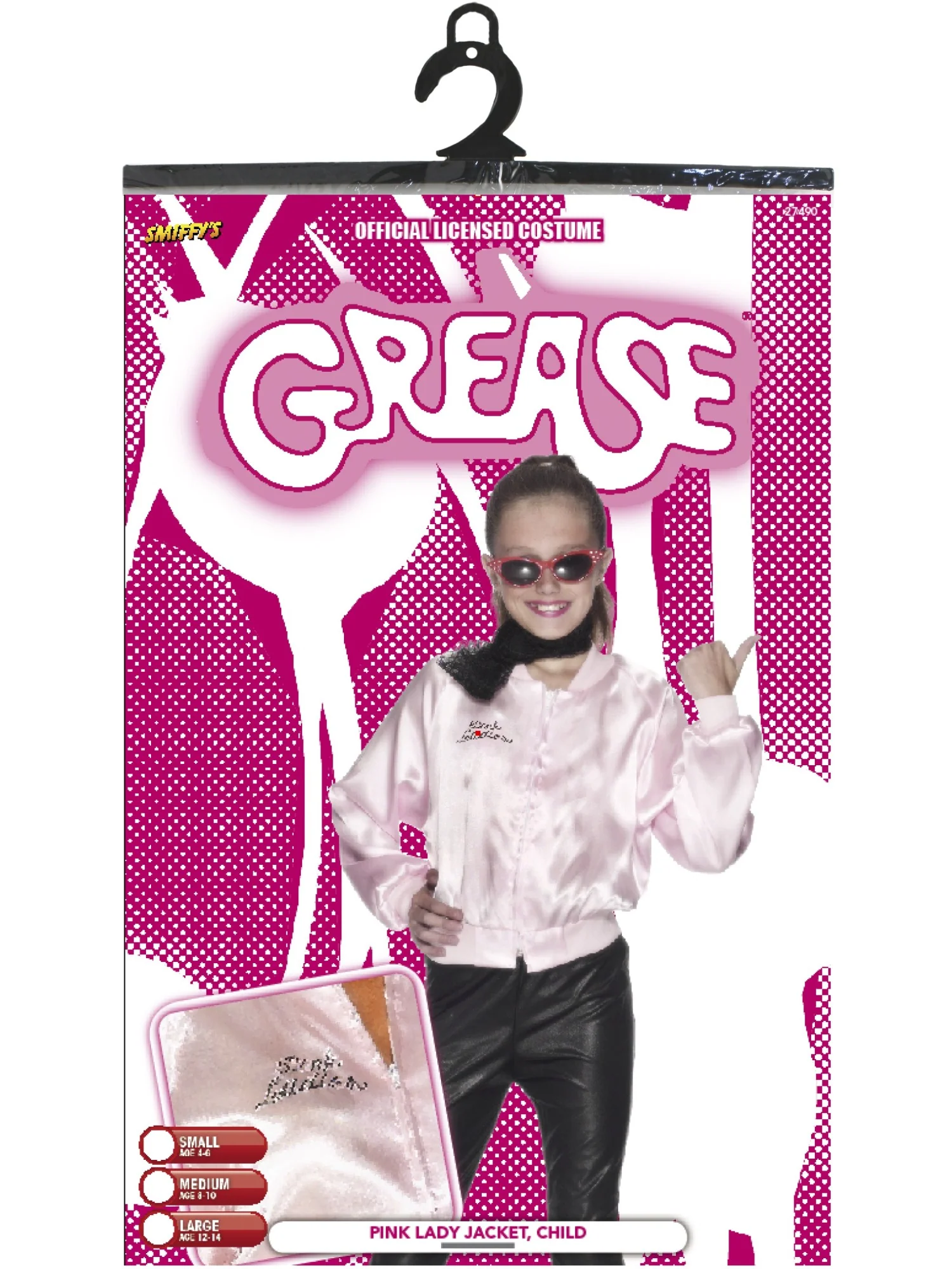 Grease Pink Ladies Jacket, Child - Image 9