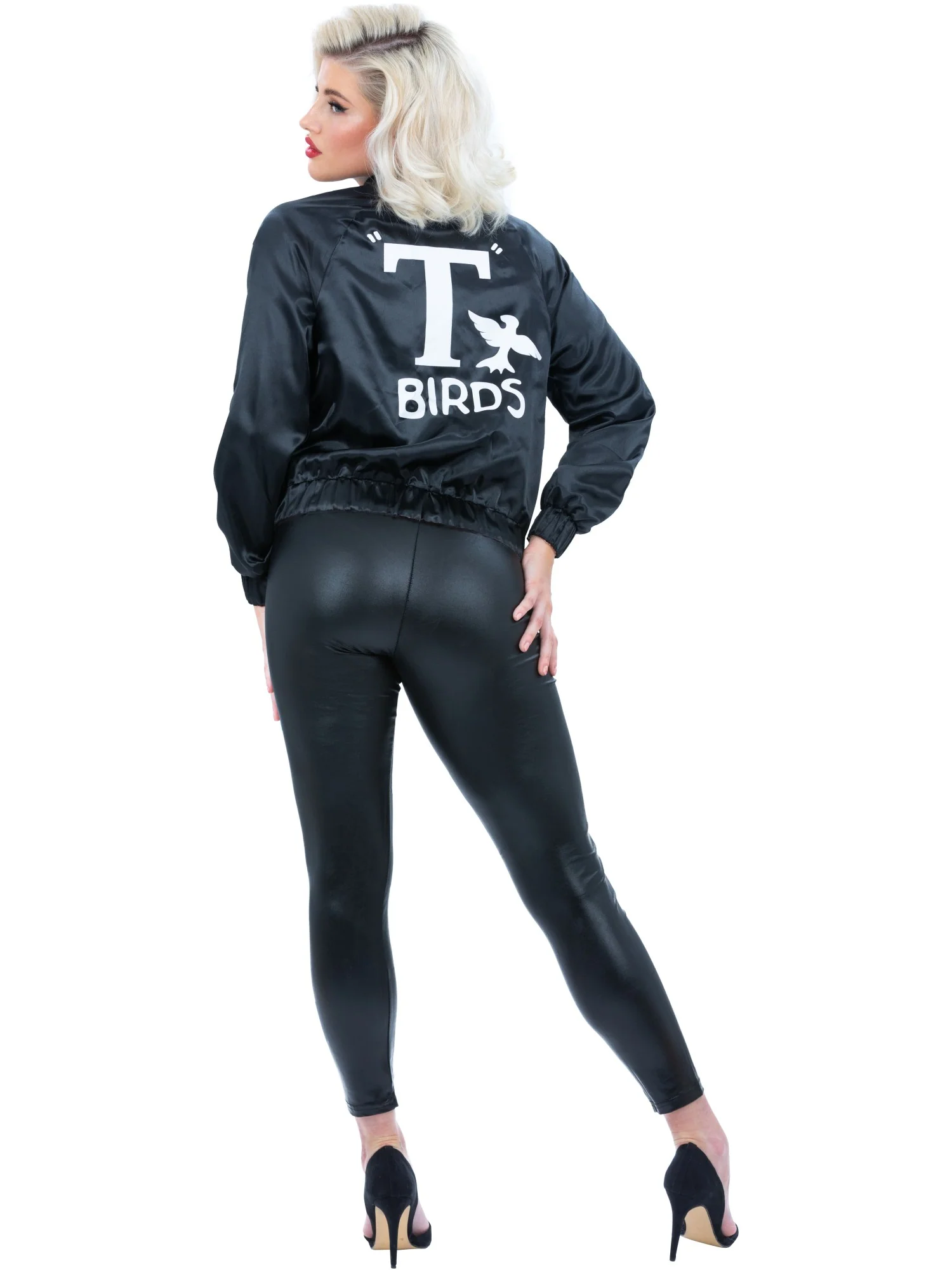 Grease Pink Ladies T Bird Reversible Jacket - Image 6