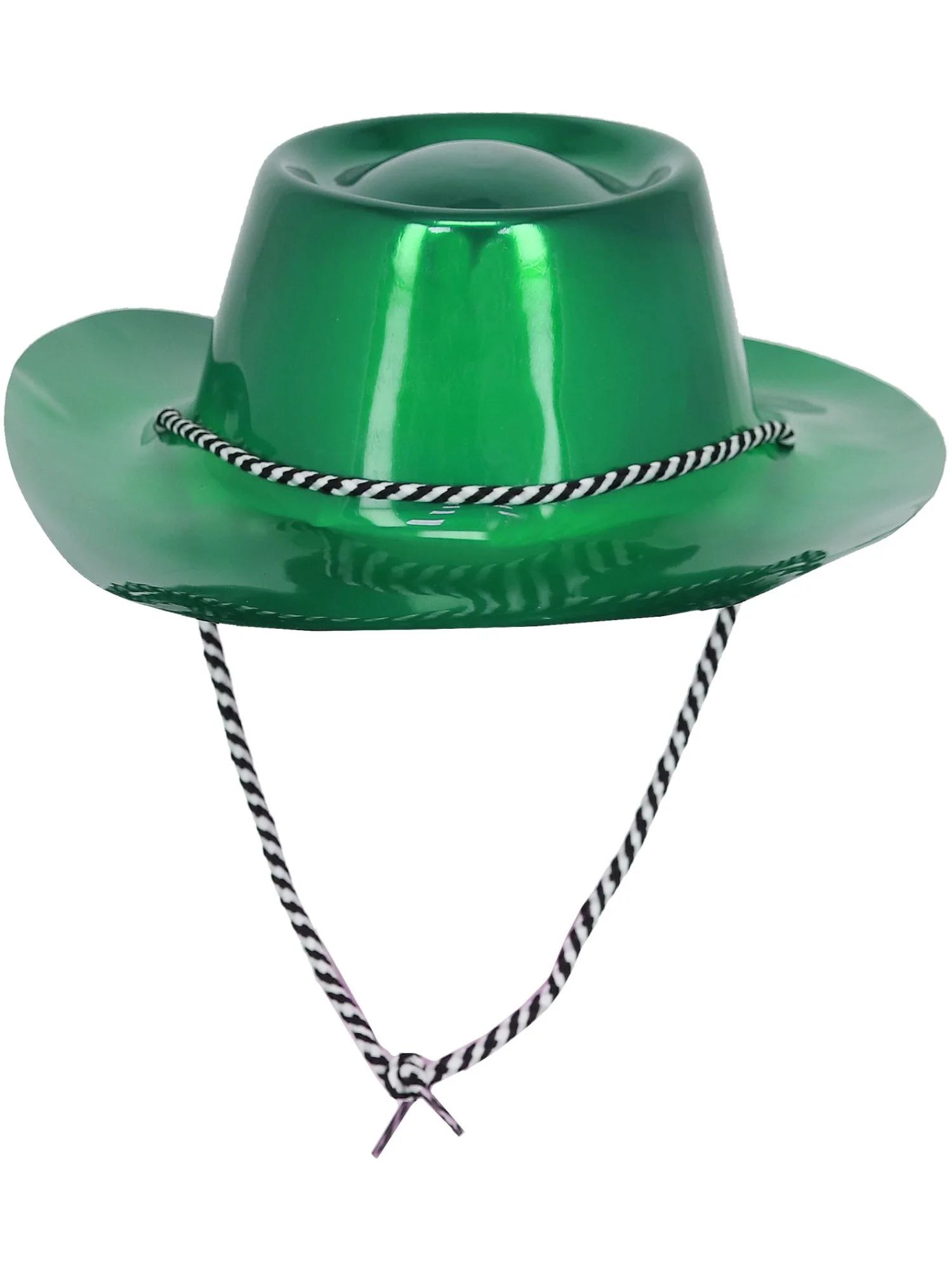 Green Metallic Cowboy Hat - Image 2