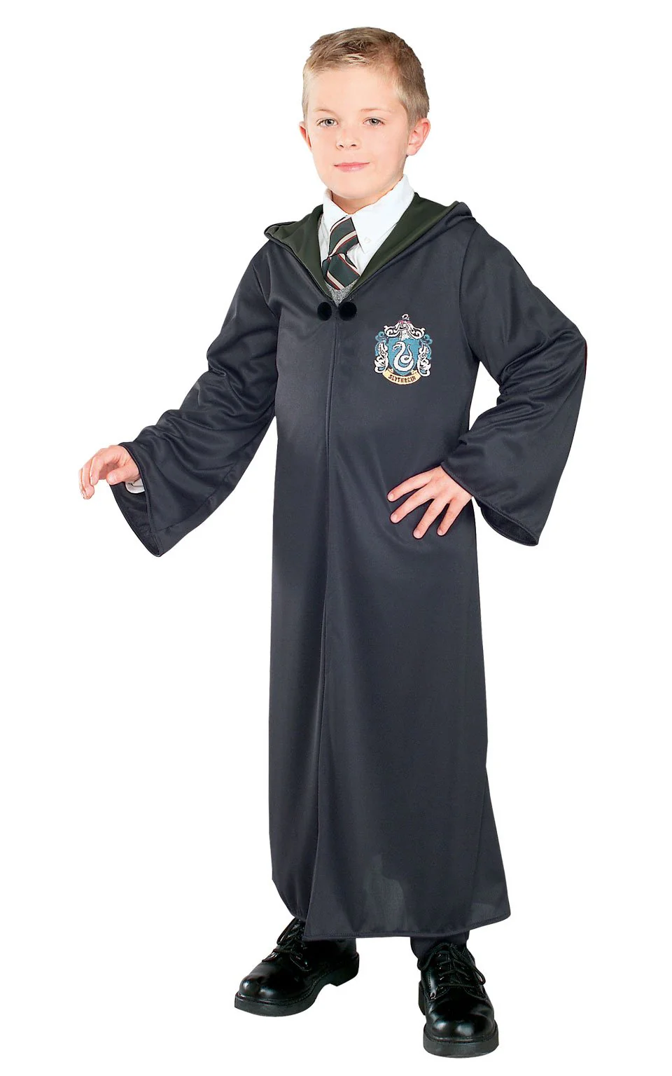 Harry Potter Child Slytherin Robe Costume - Image 3