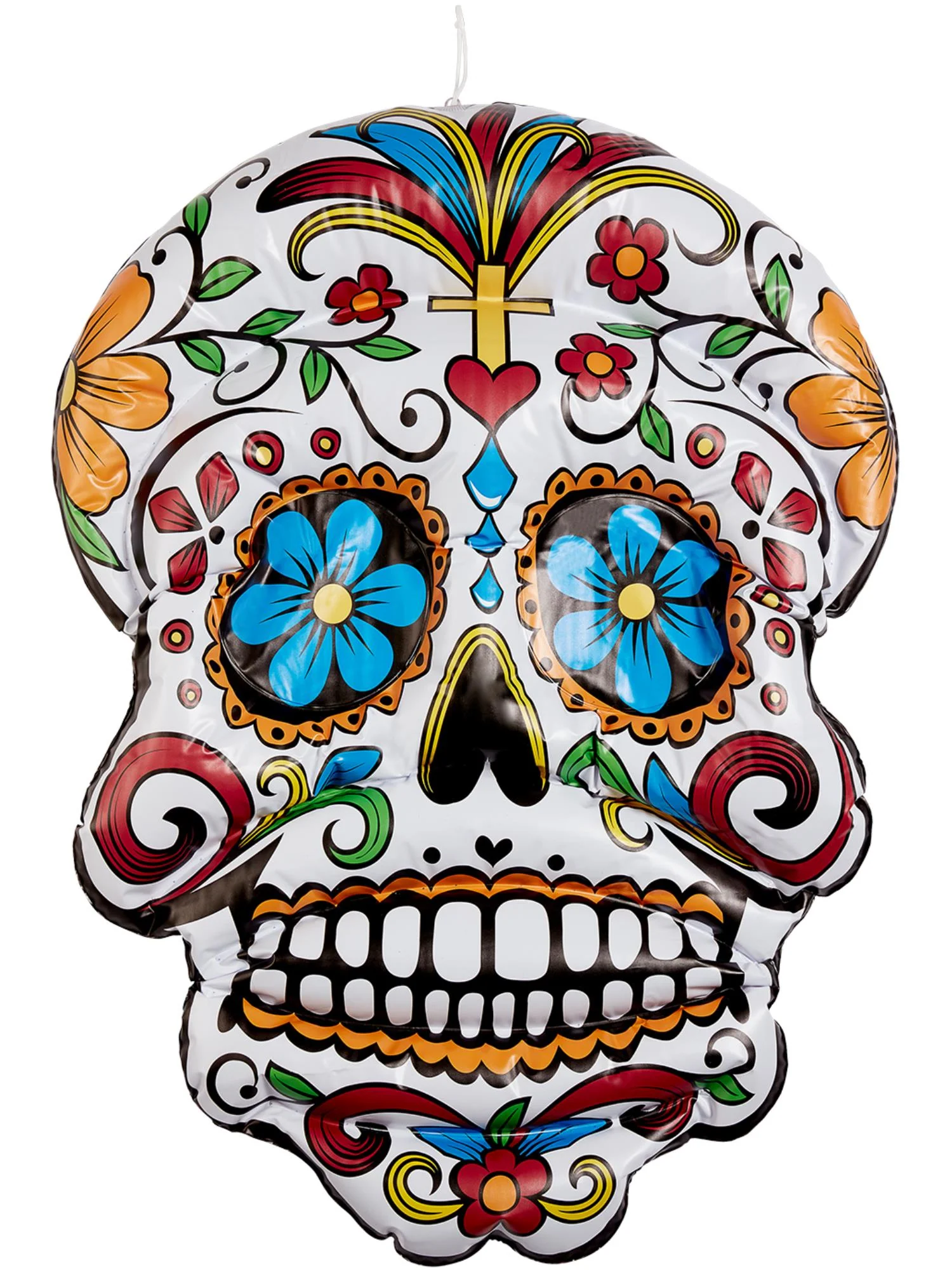 Inflatable Day of the Dead Hanging Skull