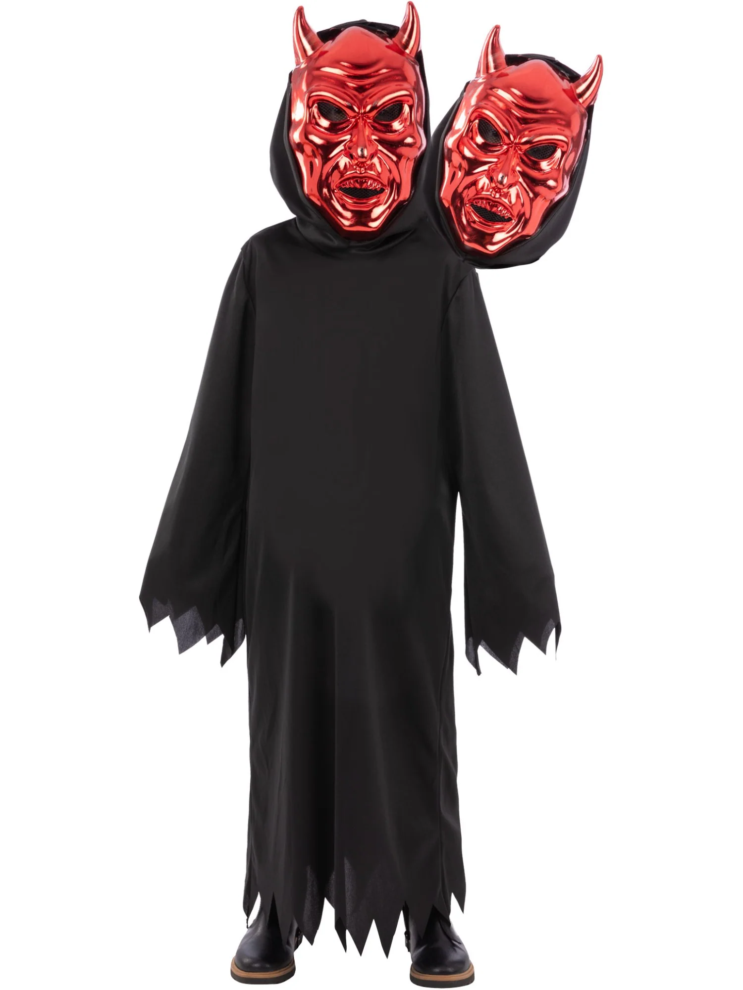 Kids 2 Headed Demon Reaper Costume - Image 2
