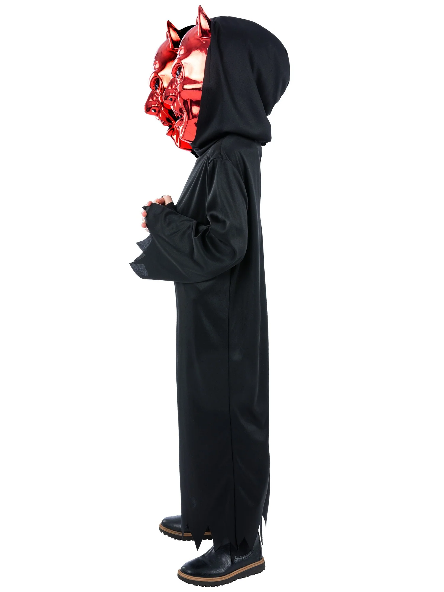 Kids 2 Headed Demon Reaper Costume - Image 4