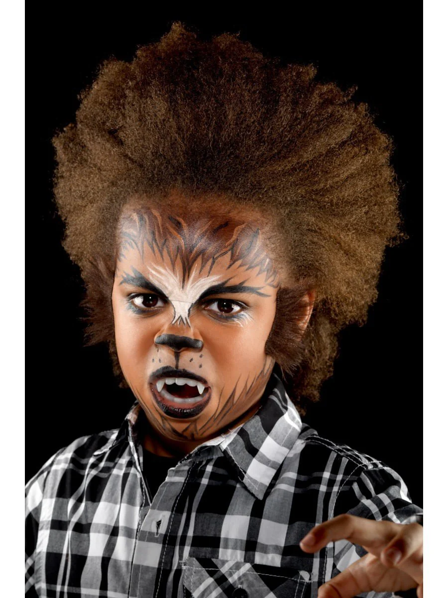 Kids Halloween Werewolf Make Up Kit, Aqua - Image 6