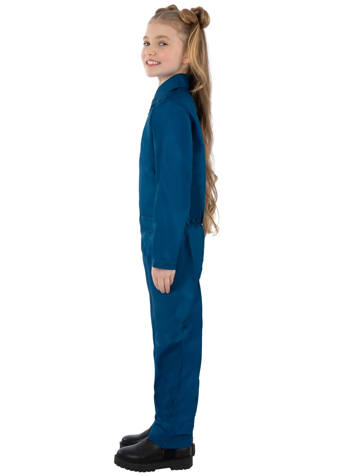 Kids Unisex Navy Boiler Suit Costume - Image 2