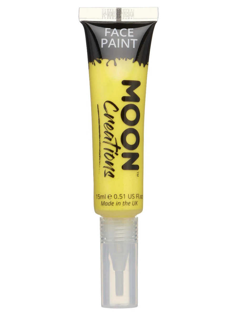 Moon Creations Face & Body Paint 15ml with Brush Applicator - Image 17