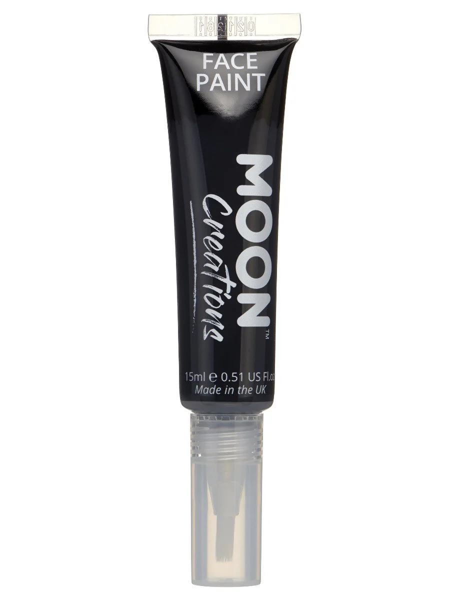 Moon Creations Face & Body Paint 15ml with Brush Applicator - Image 3