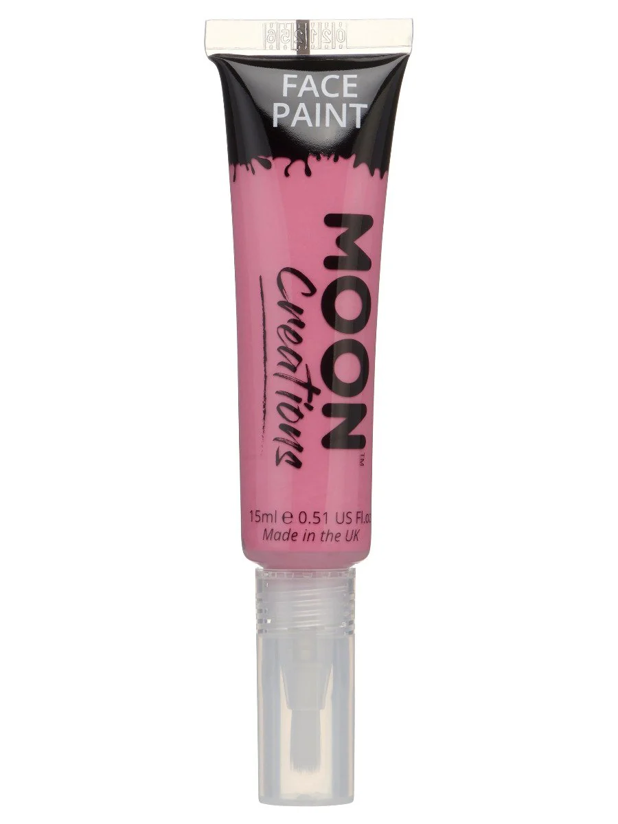Moon Creations Face & Body Paint 15ml with Brush Applicator - Image 4