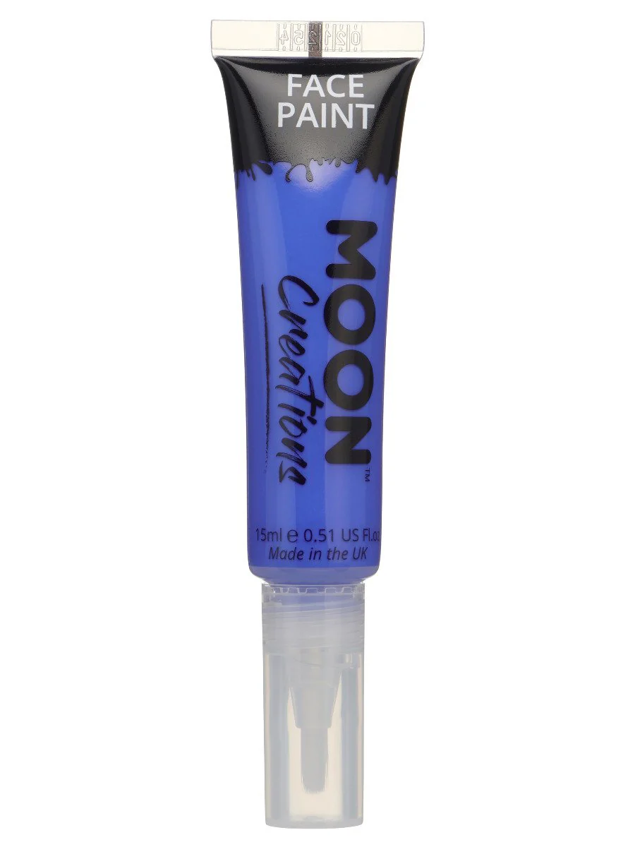 Moon Creations Face & Body Paint 15ml with Brush Applicator - Image 6