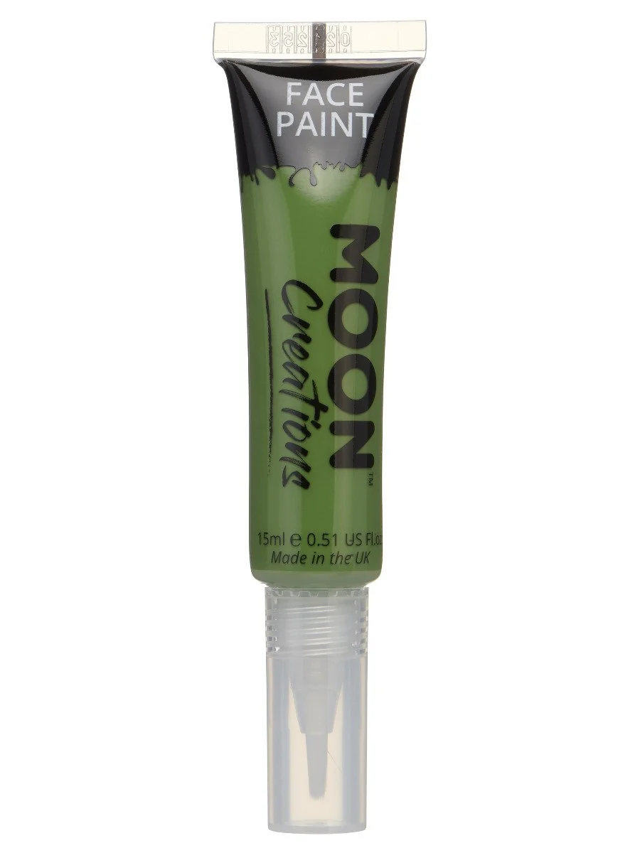 Moon Creations Face & Body Paint 15ml with Brush Applicator - Image 7