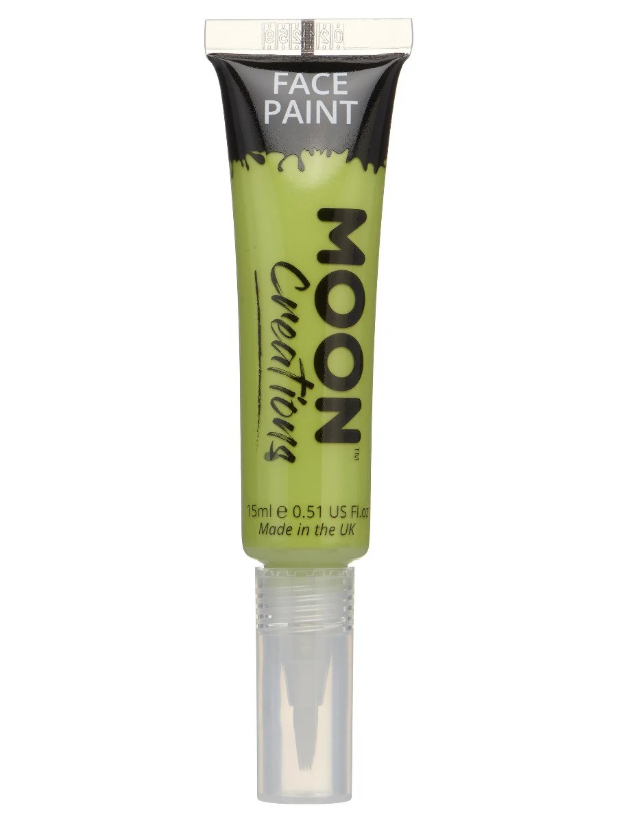 Moon Creations Face & Body Paint 15ml with Brush Applicator - Image 9