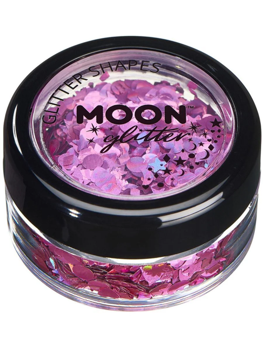 Moon Glitter Holographic Glitter Shapes - Image 7