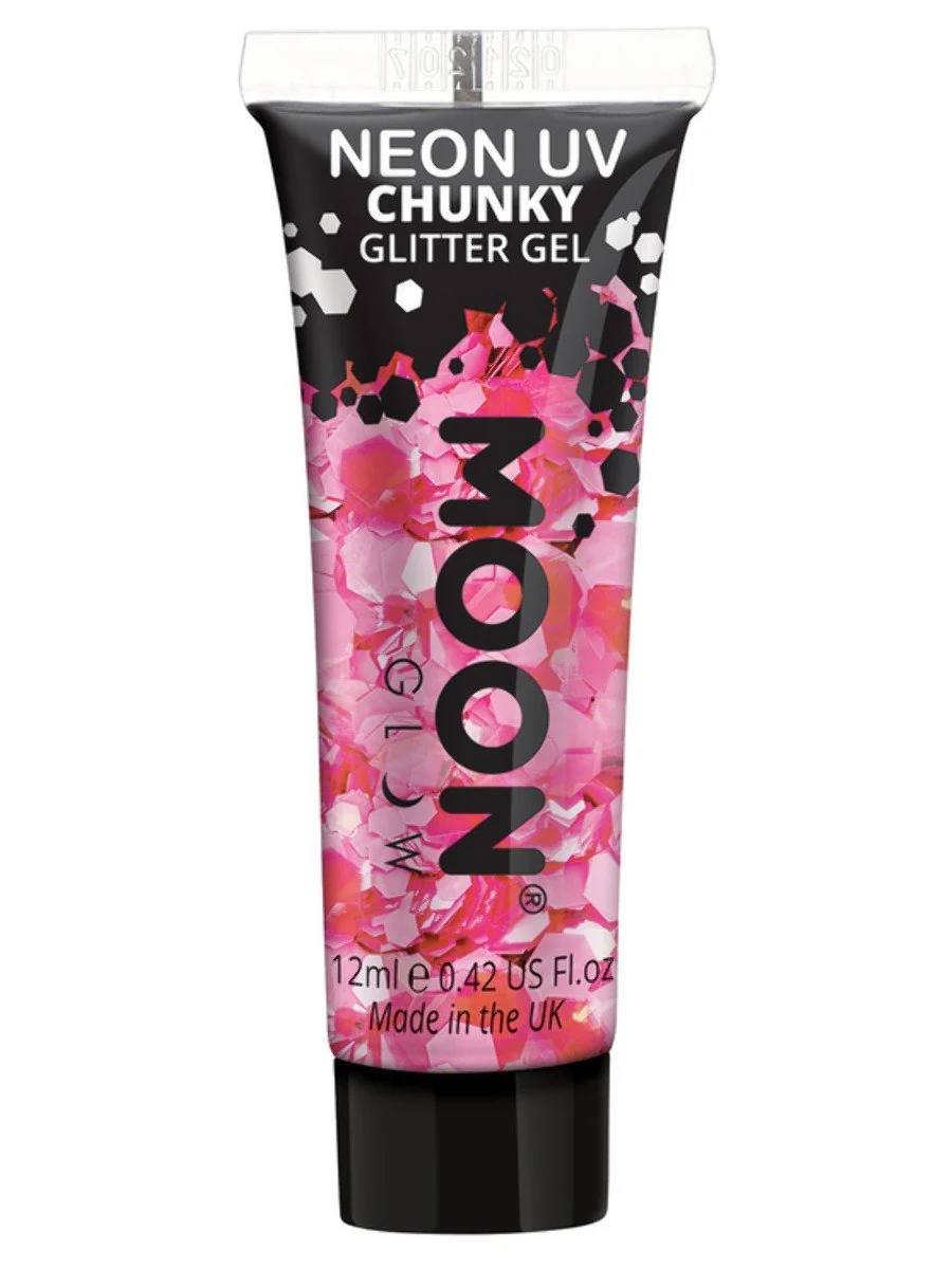Moon Glow Neon UV Chunky Glitter Gel - Image 6
