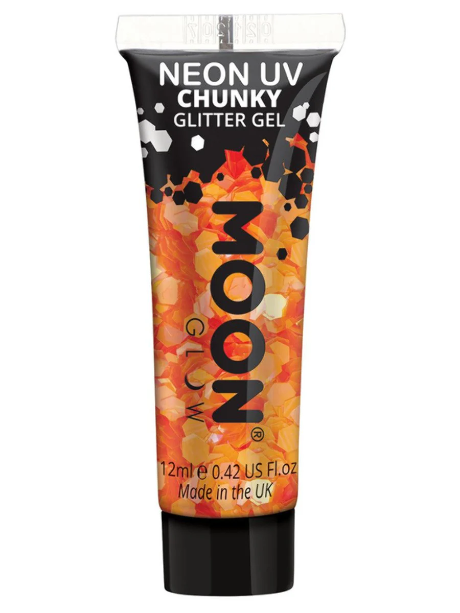 Moon Glow Neon UV Chunky Glitter Gel - Image 8