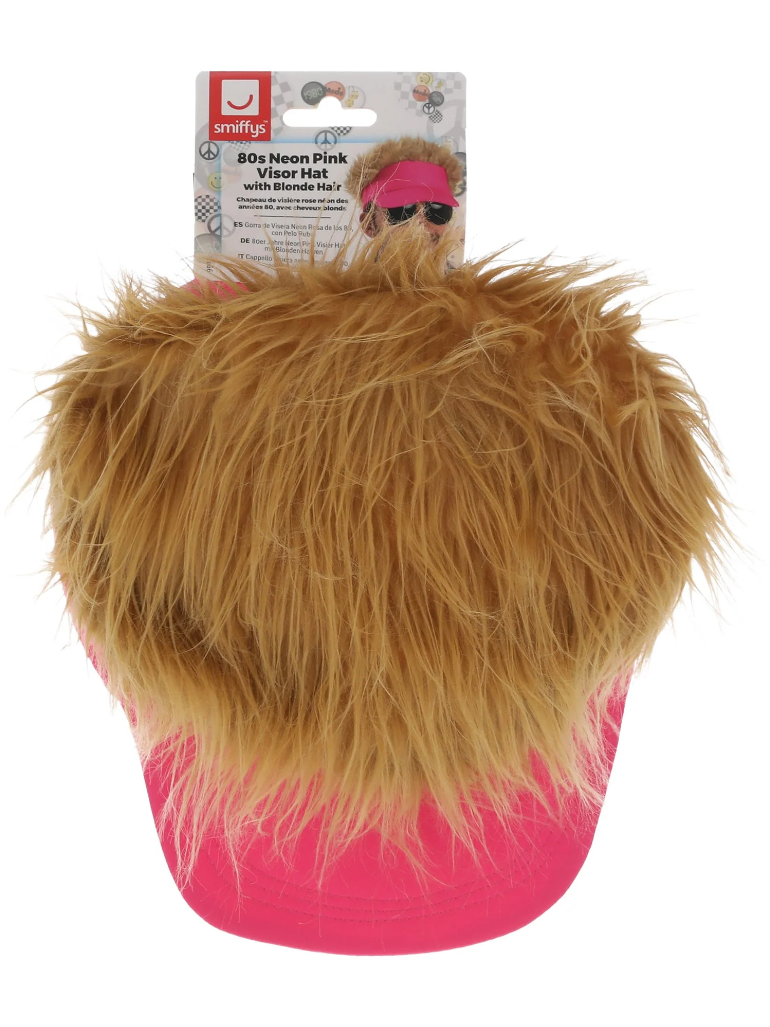 Neon Pink Visor Hat - Image 3