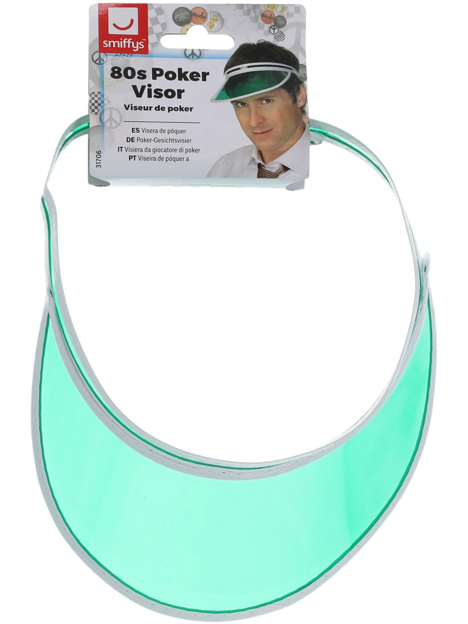 Poker Visor, Green - Image 2