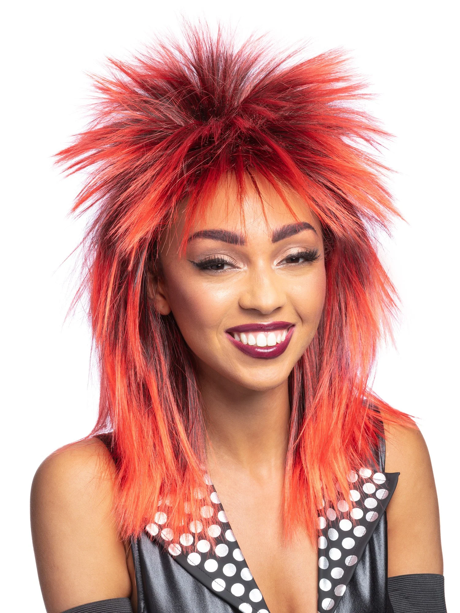 Rock Diva Long Mullet Wig - Image 4