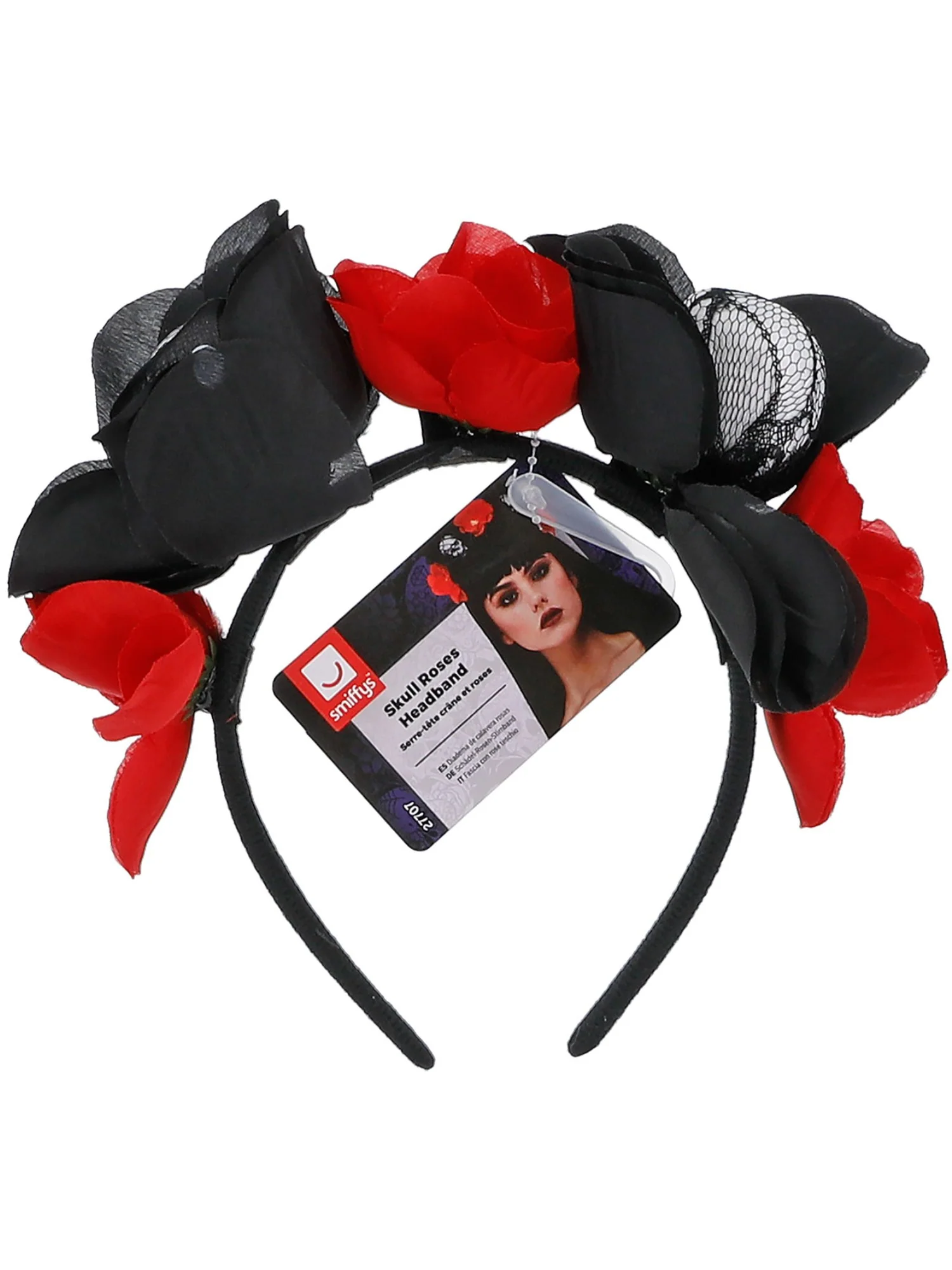 Skull Roses Headband - Image 3