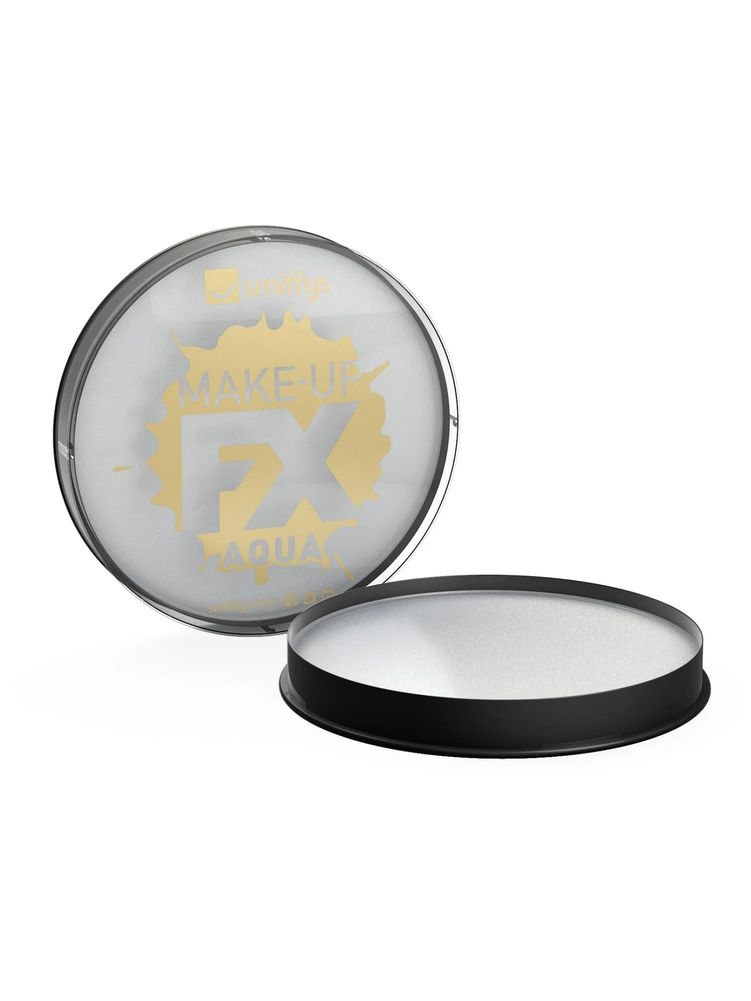 Smiffys Make-Up FX, Metallic Silver - Image 2