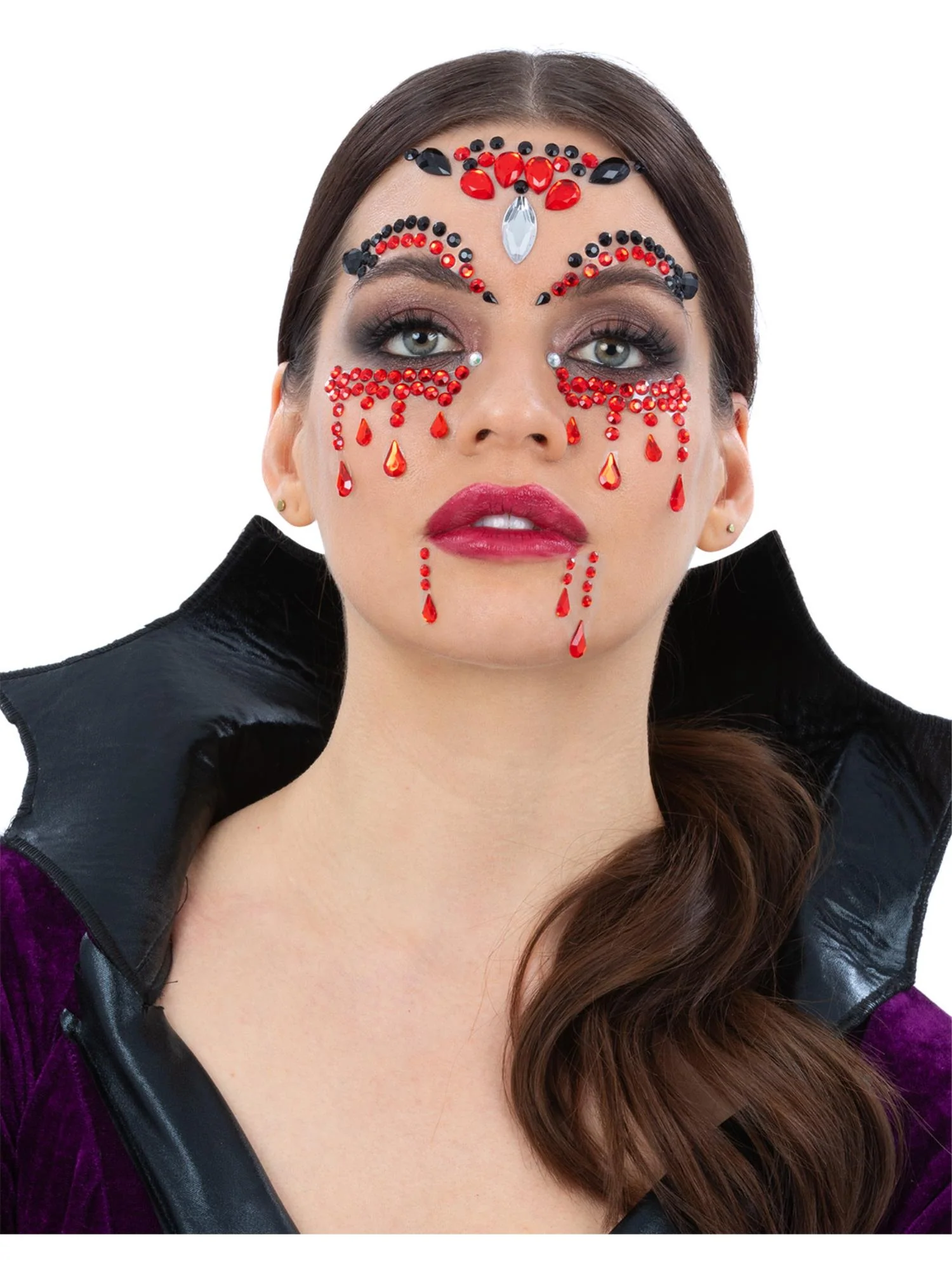 Smiffys Make-Up FX, Vampiress Face Jewels