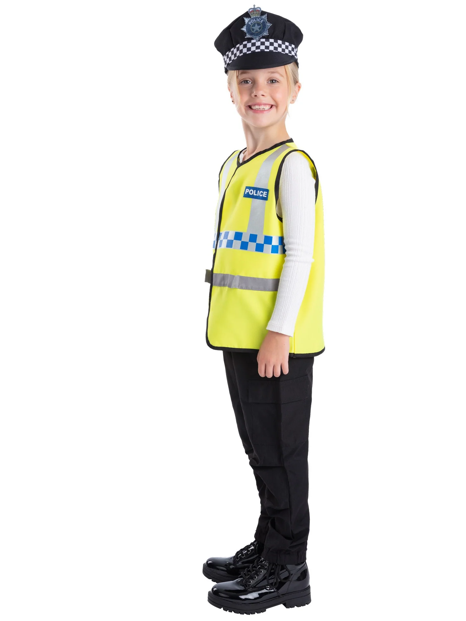 UK Police Kit with Vest, Hat & 5 Pieces Toy - Image 3